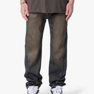 MNML V380 Baggy denim rust. NWT